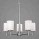 Replay 5 Light 21 inch Brushed Nickel Chandelier Ceiling Light